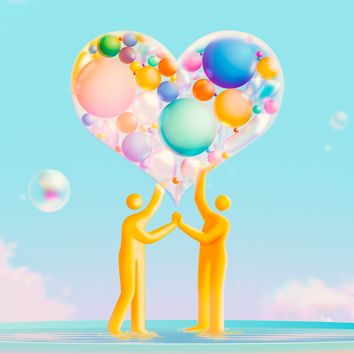 Union of Love — figurative fine art print by Andrea Gendusa