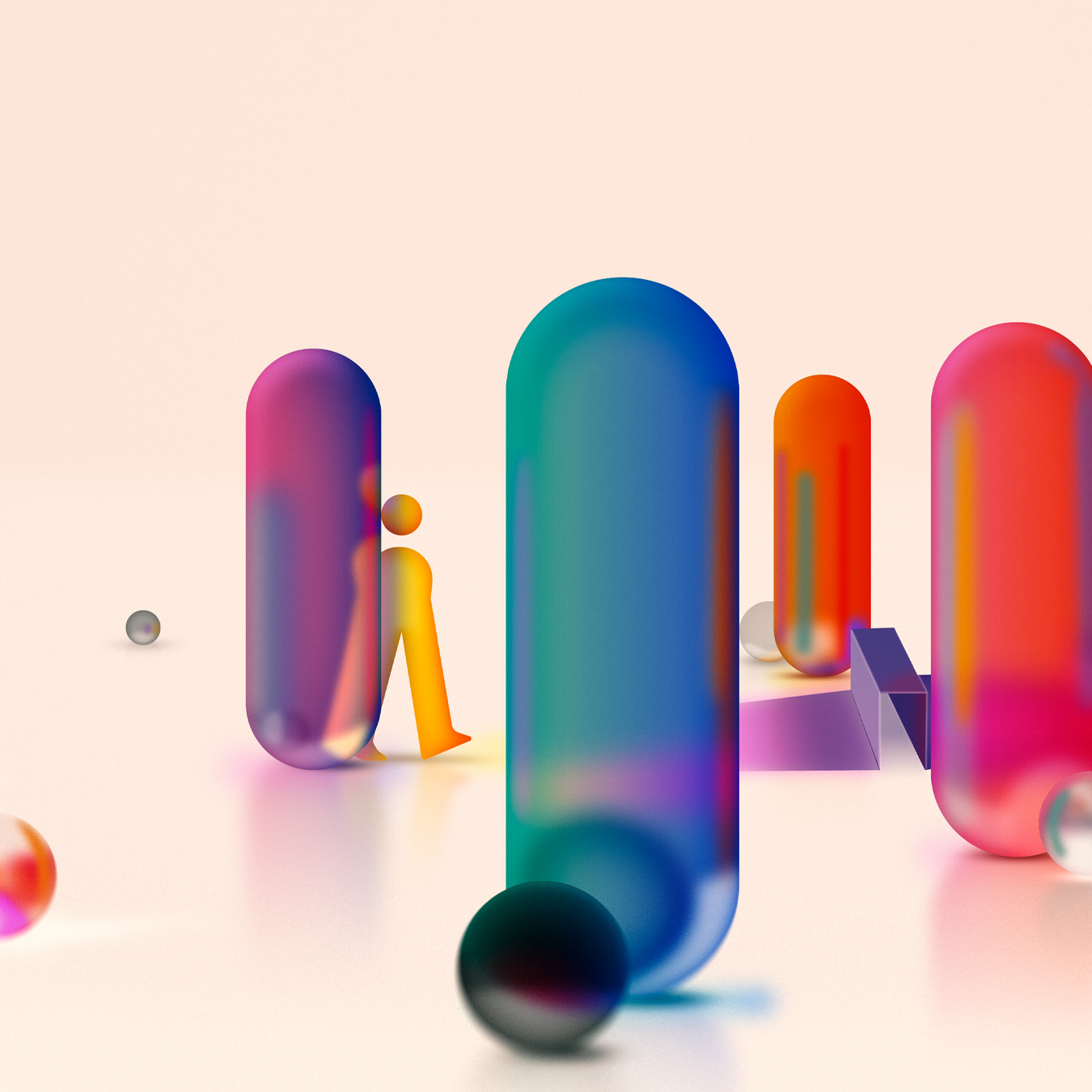 Personal Fears and Limitations — contemporary art print by Andrea Gendusa